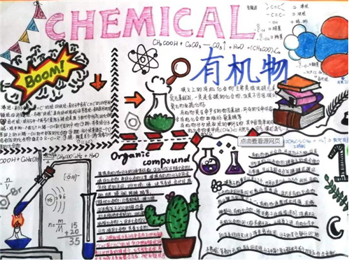 化学手抄报初中生简单好看精选8张