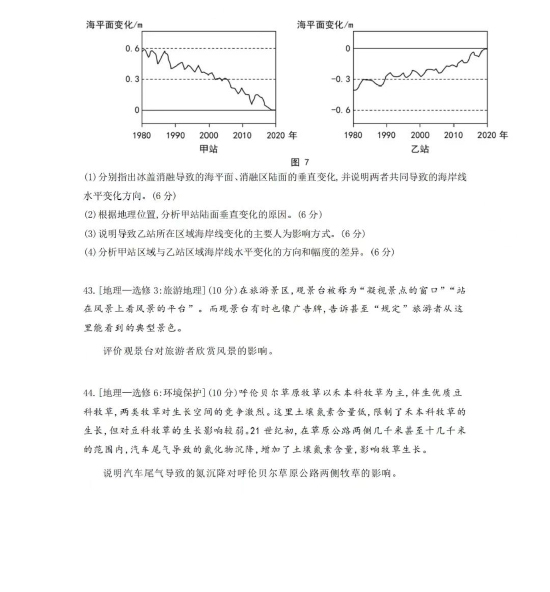 2022年高考真题及答案