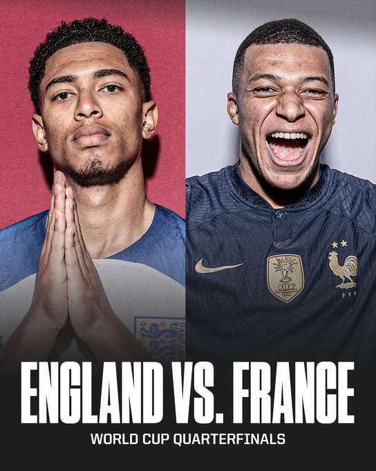 世界杯英格兰vs法国预测