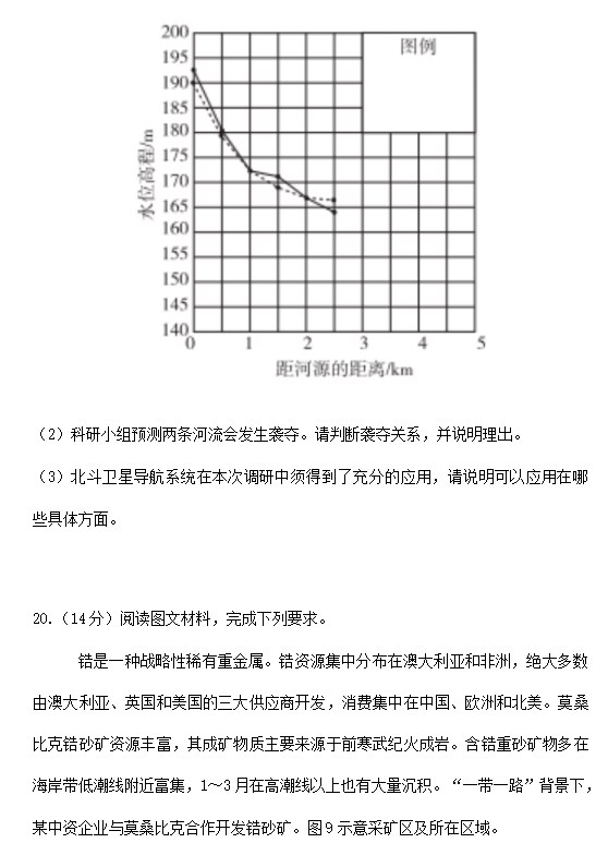 2023湖南高考地理卷试题