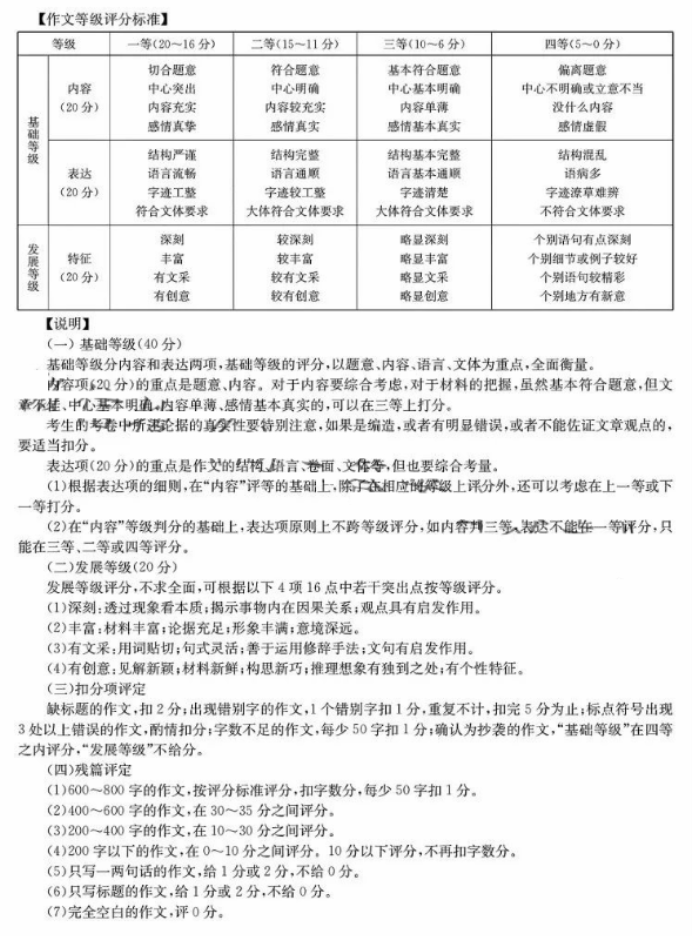 华大新高考2024高三11月测评语文试题及答案