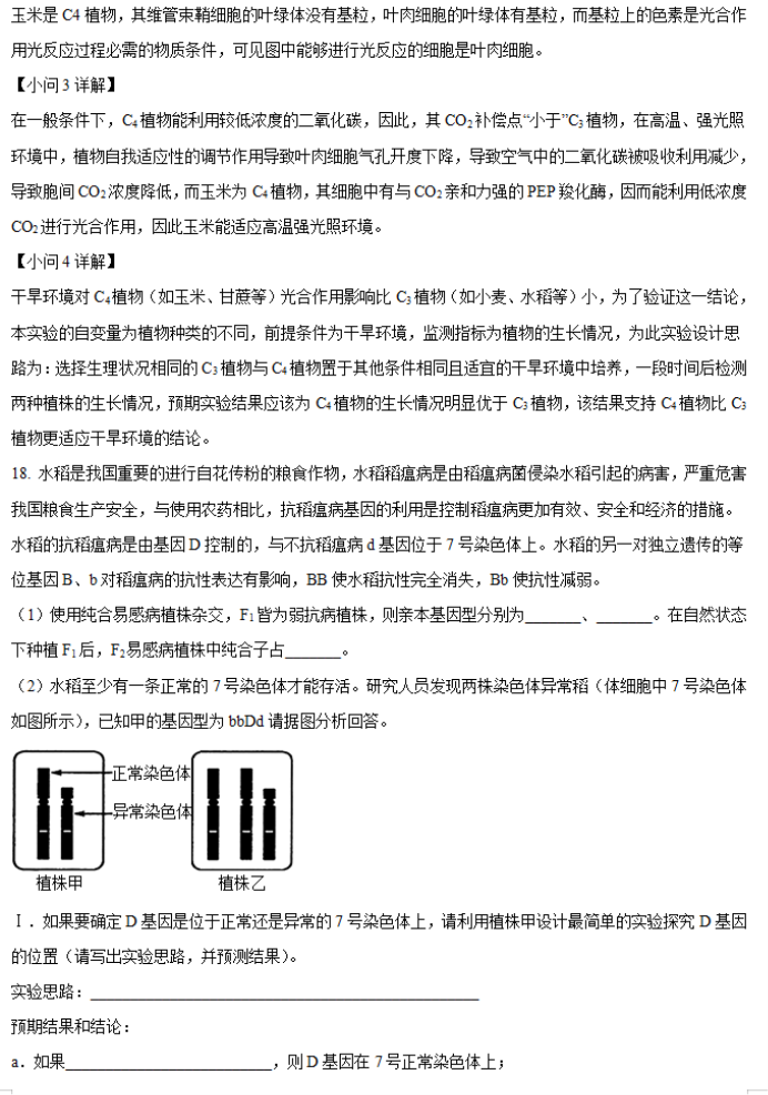 湖南省邵阳武冈市2024高三(11月)期中生物真题以及答案