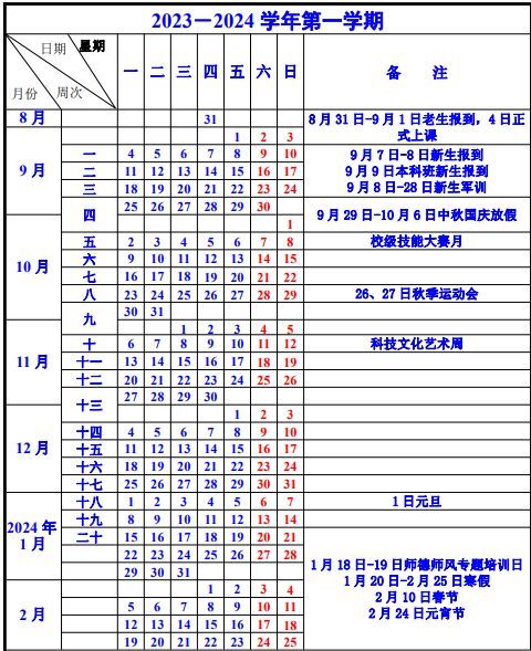 淮南联合大学寒假放假时间