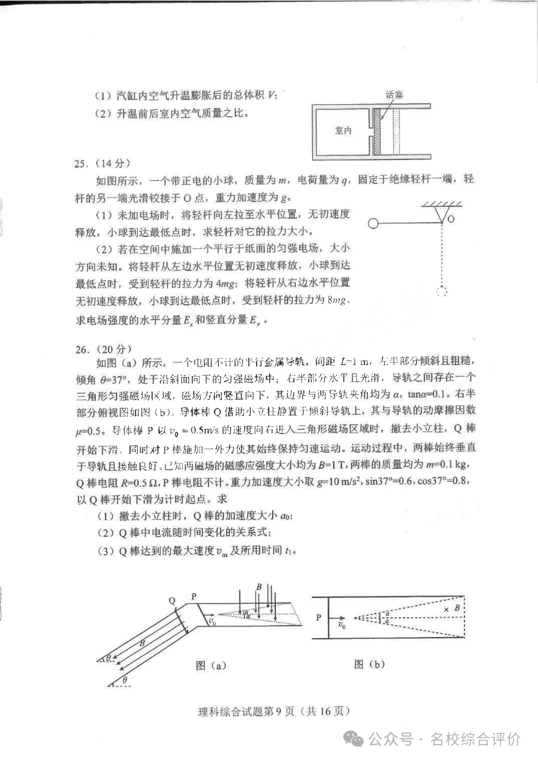 河南省2024新高考适应性测试(九省联考)理综试题