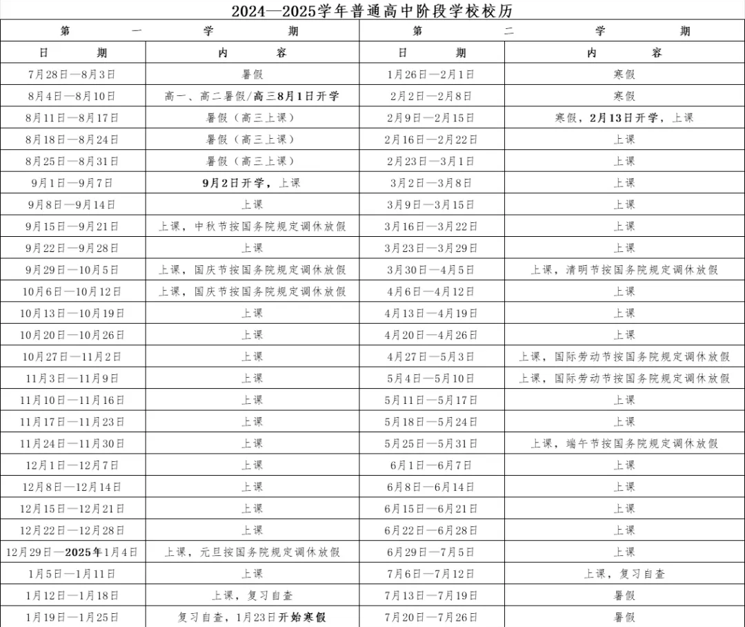 东莞中小学寒假校历时间表