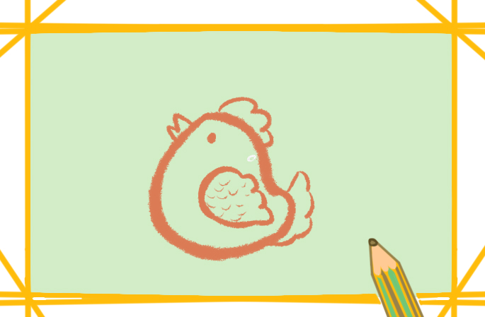 母鸡孵蛋儿童画怎么画好看又简单