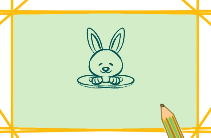 大耳朵小白兔简笔画教程步骤图片