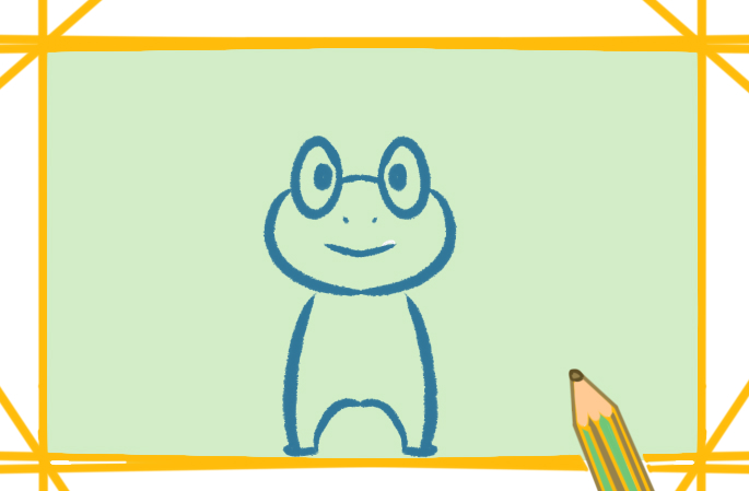 可爱的青蛙王子简笔画图片教程步骤