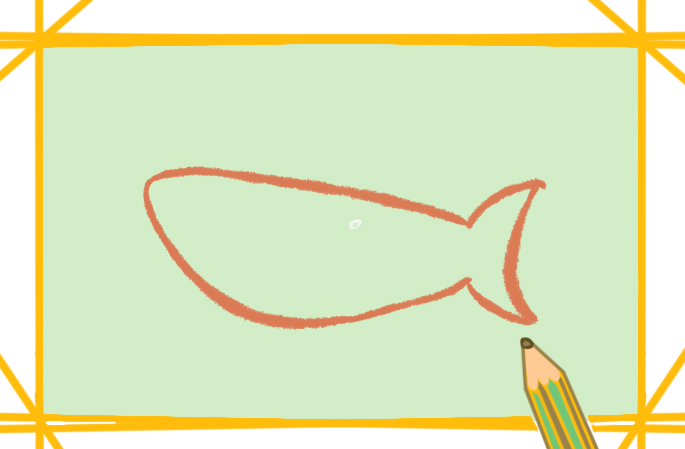 超简单的卡通鲨鱼简笔画怎么画好看