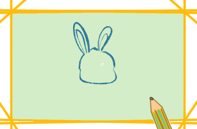 漂亮的卡通兔子上色简笔画要怎么画