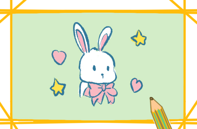 漂亮的兔子简笔画要怎么画