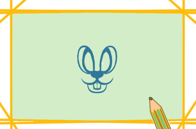 开心的兔子简笔画怎么画