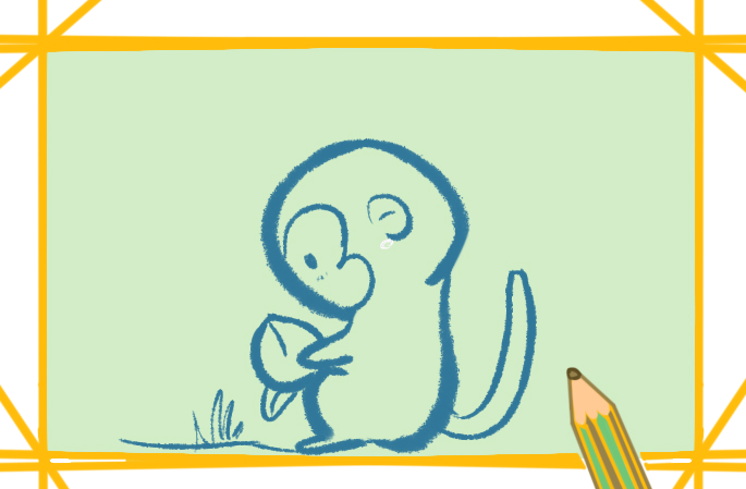 可爱的小猴子卡通简笔画图怎么画
