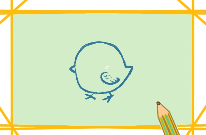 可爱的鸡宝宝简笔画教程步骤图片