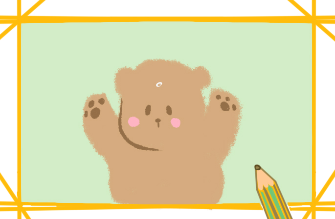 简单好看的小熊简笔画图片教程步骤