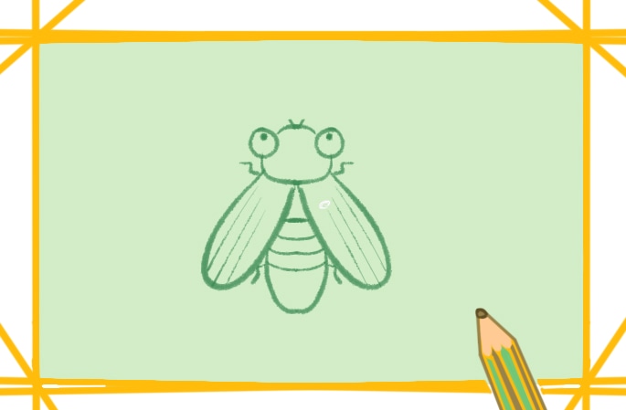 简单好看的萤火虫简笔画教程步骤图片