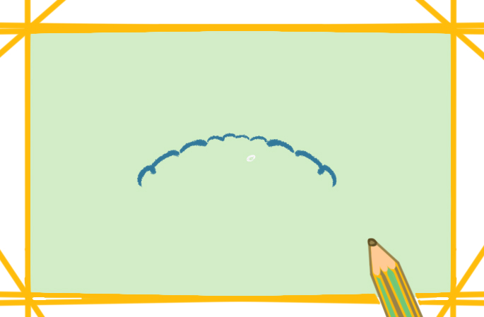 容易画的花椰菜上色简笔画原创教程步骤图