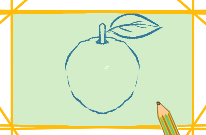 水果番荔枝上色简笔画要怎么画
