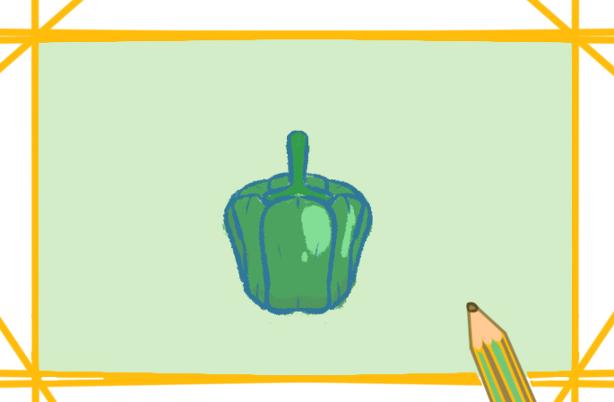 青椒简单好看的图片怎么画