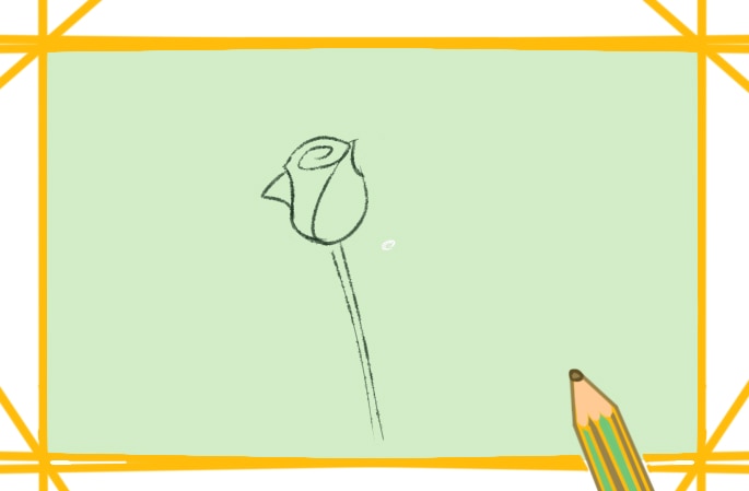 简单的玫瑰简笔画教程步骤图片教程