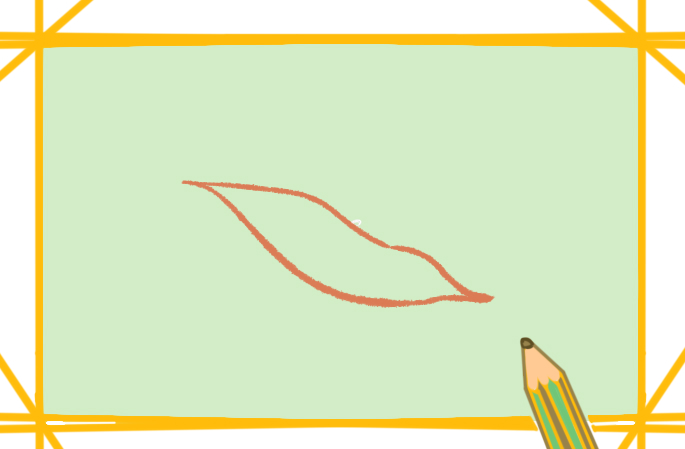 绿色的豌豆上色简笔画图片教程步骤