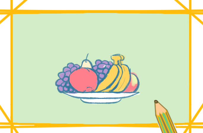 水果上色简笔画要怎么画