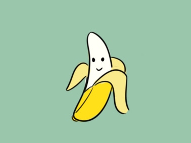 简单的香蕉上色简笔画图片教程
