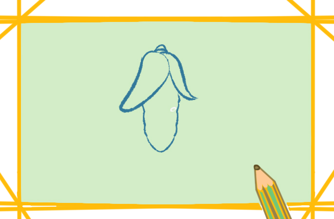 一根小玉米简笔画图片教程步骤