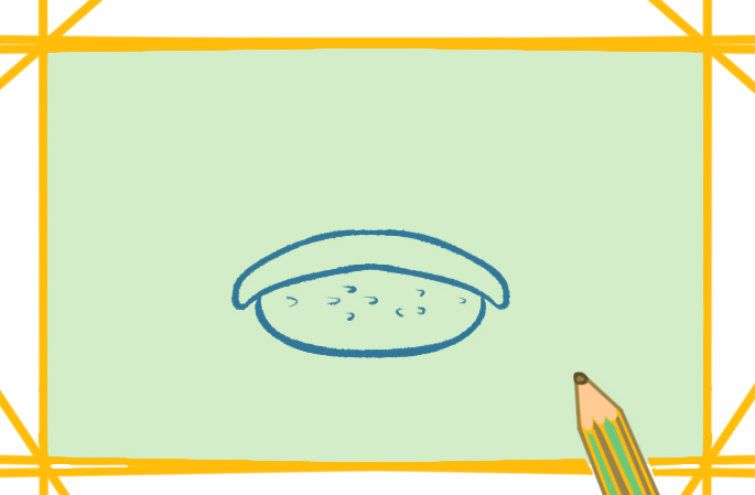美味的三文鱼寿司简笔画图片教程步骤