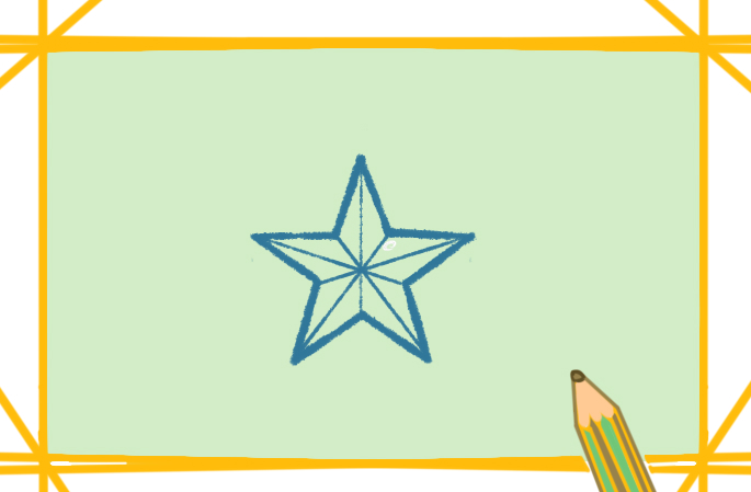 简单容易的五角星简笔画图片教程步骤