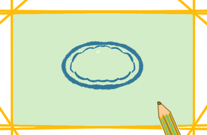 中秋的月饼上色简笔画图片教程步骤