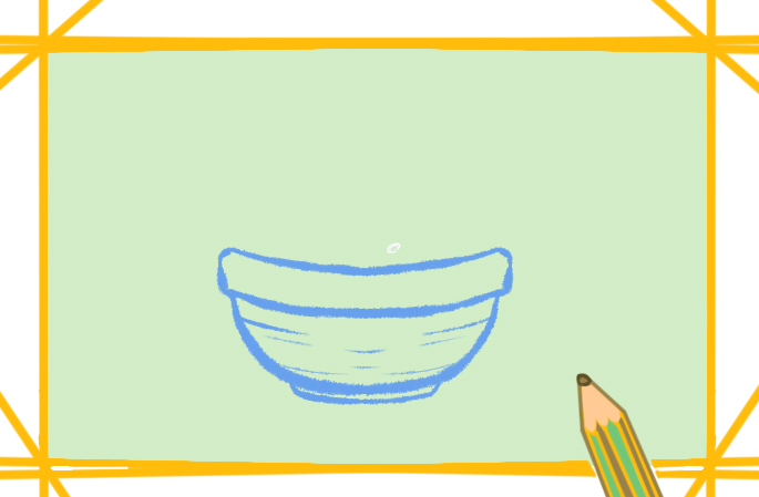简单的节约粮食简笔画原创图片教程